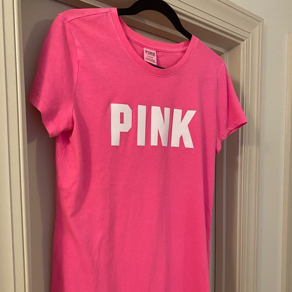 PINK Victoria's Secret Bright Pink Tee